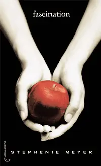 C'est la couverture de "Fascination" écrit par Stephenie Meyer. On voit deux mains qui tiennent une pomme rouge.